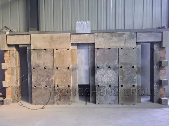 Refractory Precast Shapes for Anode Baking Furnace Walls